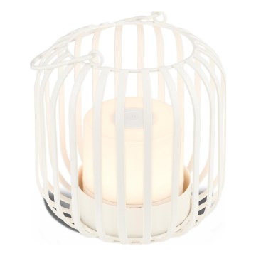 Brilo - LED prigušiva punjiva spoljašnja stona lampa LED/2W/5V IP44 bela