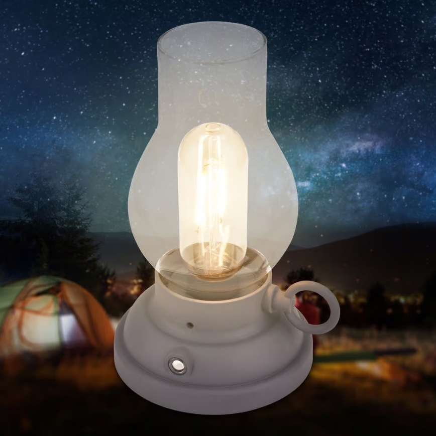 Brilo - LED prigušiva spoljna punjiva stona lampa KANEA LED/1,5W/5V IP44 1200 mAh antracit