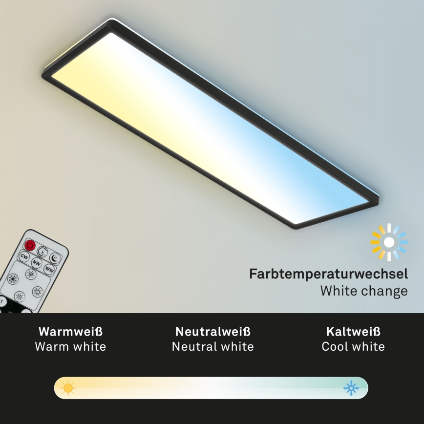Brilo - LED prigušiva plafonsko svetlo SLIM LED/23W/230V 2700-6500K + daljinski upravljač