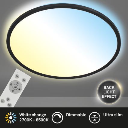 Brilo - LED prigušiva stropna svetiljka SLIM LED/31W/230V 2700-6500K + daljinski upravljač