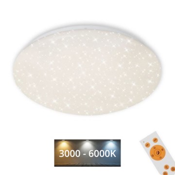 Brilo - LED prigušiva stropna svetiljka STARRY SKY LED/22W/230V 3000-6000K + daljinski upravljač