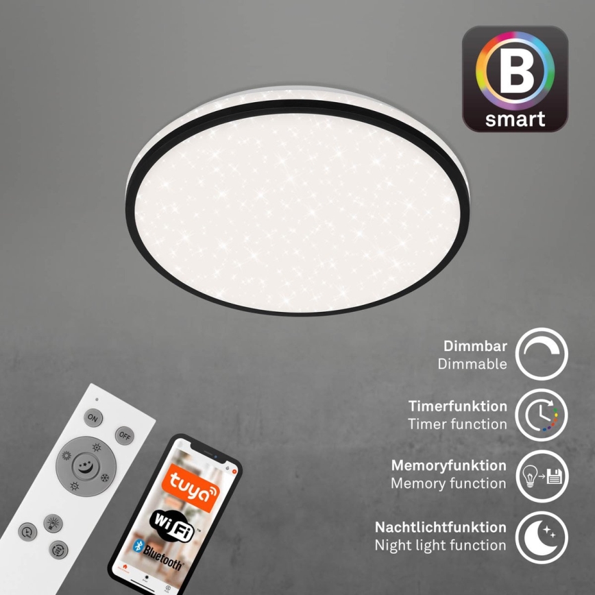 Brilo - LED prigušiva plafonska svetiljka STARRY SKY LED/24W/230V 3000-6500K Wi-Fi Tuya + daljinski upravljač