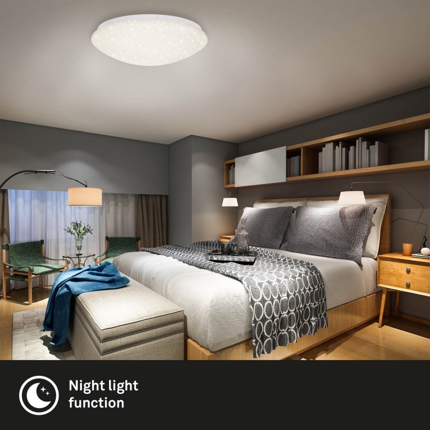 Brilo - LED prigušiva stropna svetiljka STARRY SKY LED/40W/230V 3000-6000K + daljinsko upravljanje