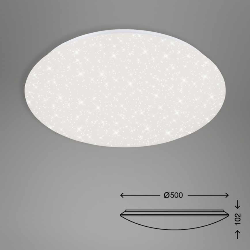 Brilo - LED prigušiva stropna svetiljka STARRY SKY LED/40W/230V 3000-6000K + daljinsko upravljanje