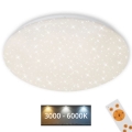 Brilo - LED prigušiva stropna svetiljka STARRY SKY LED/40W/230V 3000-6000K + daljinsko upravljanje