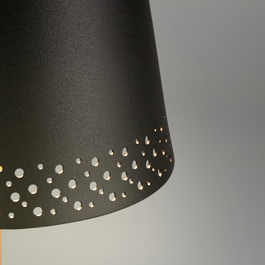 Brilo - LED prigušiva punjiva stona lampa na dodir za spoljašnju upotrebu KIKI LED/2,6W/5V IP44 2600 mAh crna