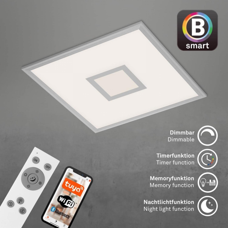 Brilo - LED RGB prigušiva plafonska svetiljka CENTRO LED/24W/230V 2700-6500K Wi-Fi Tuya + daljinski upravljač