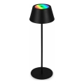 Brilo - LED RGB prigušiva punjiva dodirna spoljašnja stona lampa KIKI LED/2,6W/5V IP44 2600 mAh crna