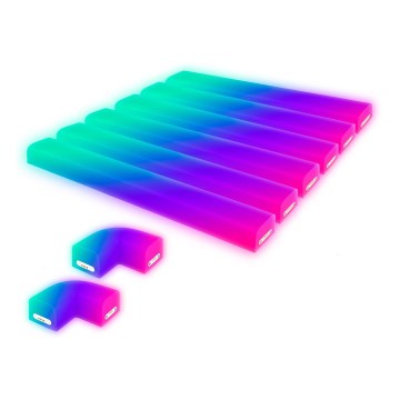 Brilo - LED RGBIC prigušiva svetlosna traka Pametna LED/24W/230V Wi-Fi Tuya