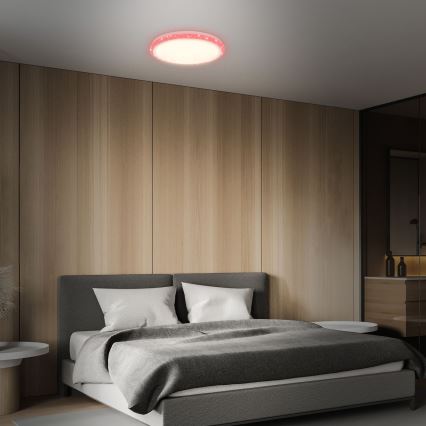 Brilo - LED RGBW prigušiva plafonska svetiljka STARRY SKY LED/24W/230V 3000-6500K + daljinski upravljač