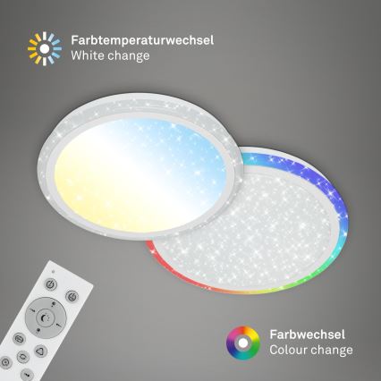 Brilo - LED RGBW prigušiva plafonska svetiljka STARRY SKY LED/24W/230V 3000-6500K + daljinski upravljač