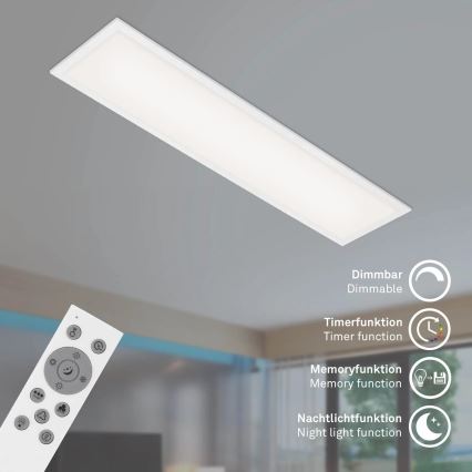 Brilo - LED RGBW prigušiva plafonsko svetlo SLIM LED/24W/230V 3000-6500K 100x25 cm + daljinski upravljač