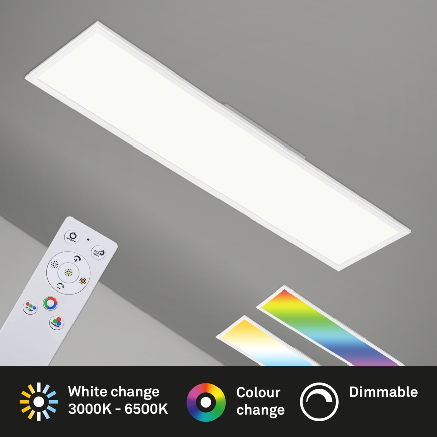 Brilo - LED RGBW prigušiva plafonska svetiljka SLIM LED/40W/230V 3000-6500K + daljinski upravljač