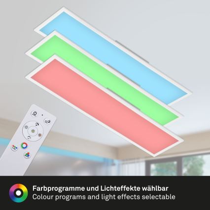 Brilo - LED RGBW prigušiva plafonska svetiljka SLIM LED/40W/230V 3000-6500K + daljinski upravljač