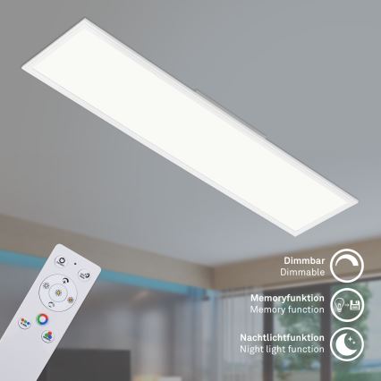 Brilo - LED RGBW prigušiva plafonska svetiljka SLIM LED/40W/230V 3000-6500K + daljinski upravljač