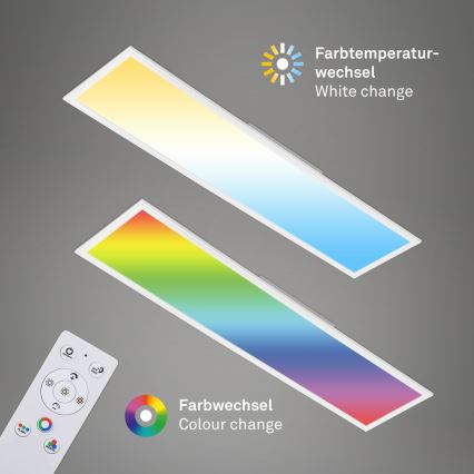 Brilo - LED RGBW prigušiva plafonska svetiljka SLIM LED/40W/230V 3000-6500K + daljinski upravljač