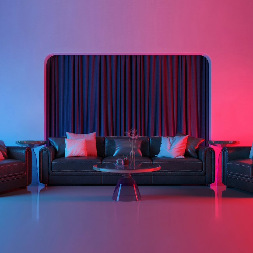 Brilo - LED RGBW prigušiva traka 6,5m LED/18W/230V Wi-Fi Tuya + daljinski upravljač