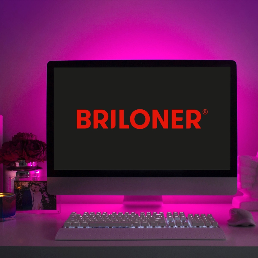 Brilo - LED RGBW prigušiva traka 6,5m LED/18W/230V Wi-Fi Tuya + daljinski upravljač