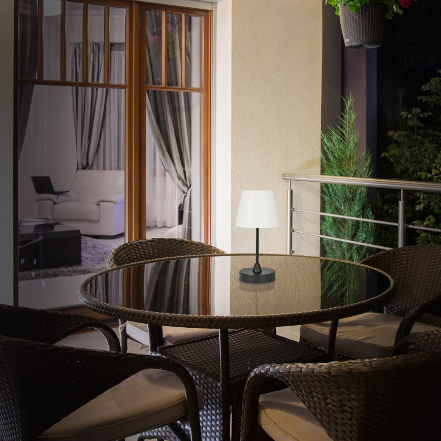 Brilo - LED spoljašnja prigušiva punjiva lampa LED/3W/5V IP44 2000 mAh