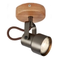 Brilo - LED spot svetiljka TAHUN 1xGU10/5W/230V 3000K braon