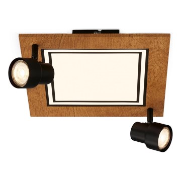 Brilo - LED stropna svetiljka LED/12W/230V + 2xGU10/9W 3000K