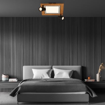 Brilo - LED stropna svetiljka LED/12W/230V + 2xGU10/9W 3000K