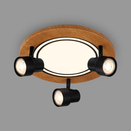Brilo - LED stropna svetiljka LED/12W/230V + 3xGU10/9W 3000K