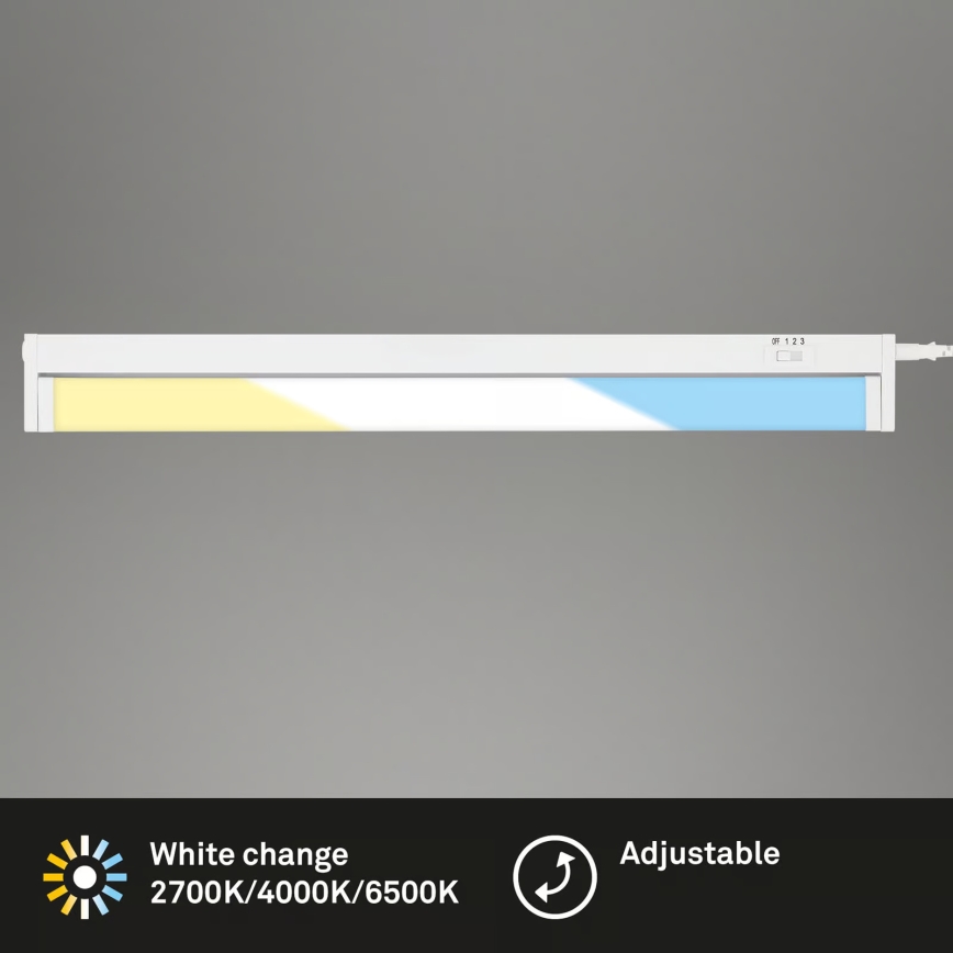 Brilo - LED svetlo za ispod ormarića LED/6W/230V 2700/4000/6500K 54,5 cm bela