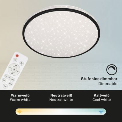 Brilo - LED prigušiva plafonska svetiljka STARRY SKY LED/24W/230V 3000-6000K + daljinski upravljač