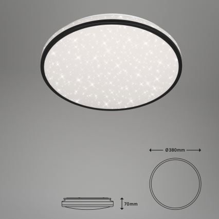 Brilo - LED prigušiva plafonska svetiljka STARRY SKY LED/24W/230V 3000-6000K + daljinski upravljač