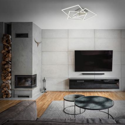 Brilo - LED prigušiva plafonski luster FRAME LED/40W/230V 2700-5000K Wi-Fi Tuya + daljinski upravljač