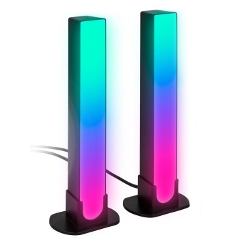 Brilo - SET 2x RGBIC prigušiva LED stona lampa LED/12W/230V 3000-6500K Wi-Fi Tuya