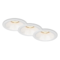 Brilo - SET 3x kupatilska ugradna plafonska svetla 1xGU10/9W/230V IP23 bela