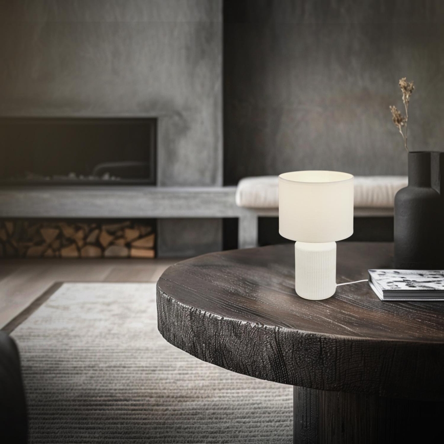 Brilo - Stona lampa INO 1xE14/10W/230V bela