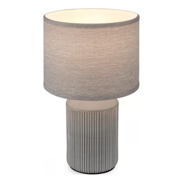 Brilo - Stona lampa INO 1xE14/10W/230V siva