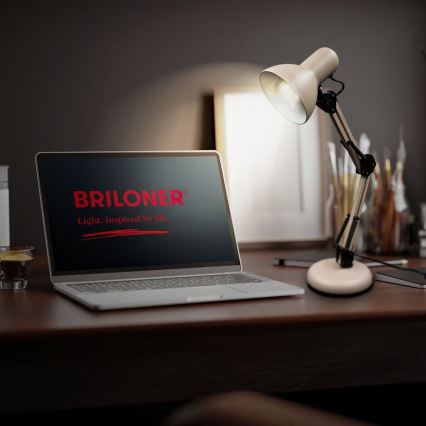 Brilo - Stona lampa PIXA 1xE14/25W/230V bež