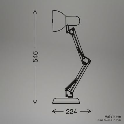 Brilo - Stona lampa PIXA 1xE14/25W/230V bež