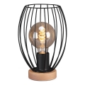 Brilo - Stona lampa WAKTU 1xE27/25W/230V kaučukovo drvo