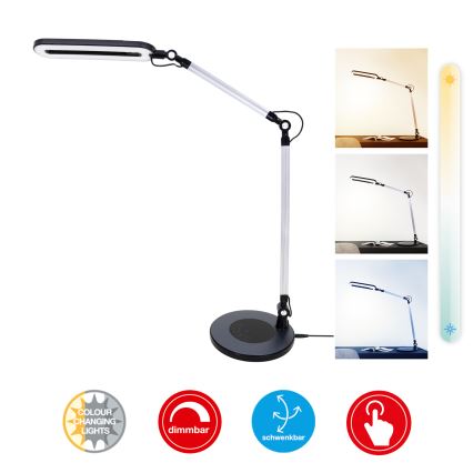 Brilo - stona LED lampa prigušiva na dodir LED/6,6W/230V 3000/4000/6000K