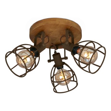 Brilo - VINTAGE spot svetiljka 3xE27/25W/230V
