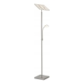 Briloner 1328-022 - LED prigušiva podna lampa LED/21W/230V + LED/3,5W mat hrom