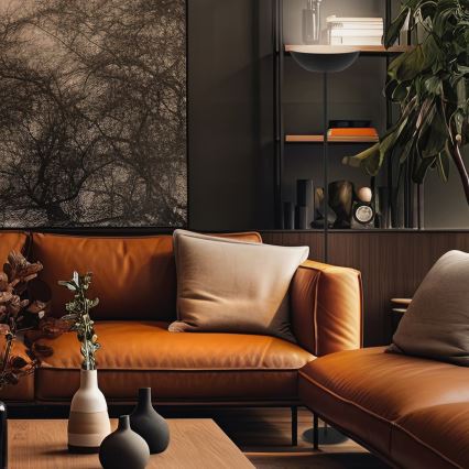 Briloner 1500015 - LED prigušiva stojeća lampa ESTATE LED/8W/5V 4000 mAh crna