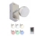 Briloner 2040-012 - LED RGB prigušiva spot svetiljka LED/3,3W/230V + daljinski upravljač