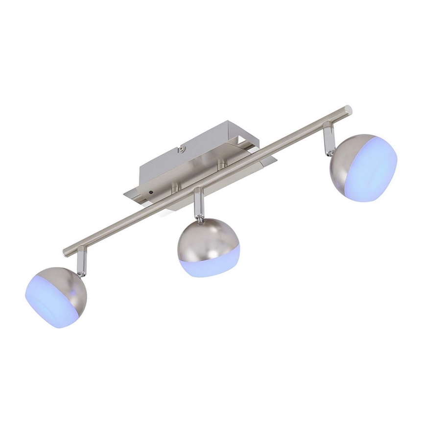 Briloner 2040-032 - LED RGB prigušiva spot svetiljka 3xLED/3,3W/230V + daljinski upravljač