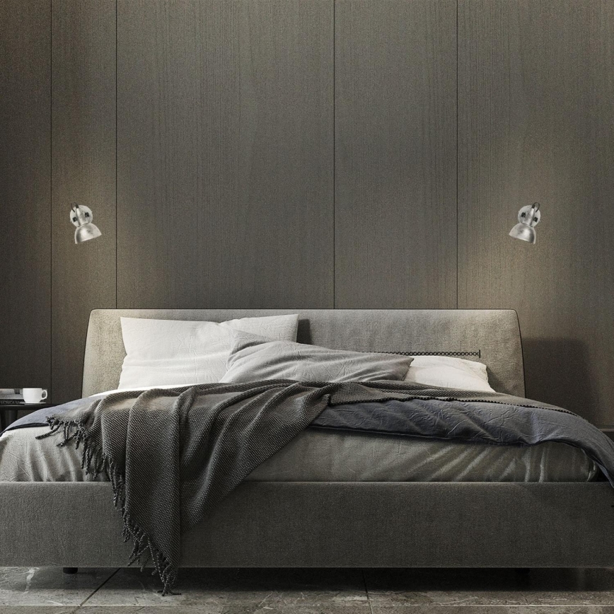 Briloner 2049-014 - Zidno spot svetlo RETRO 1xE14/40W/230V sivo