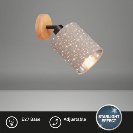 Briloner 2078-011 - Zidno reflektorsko svetlo SPOTLIGHT 1xE27/25W/230V bež