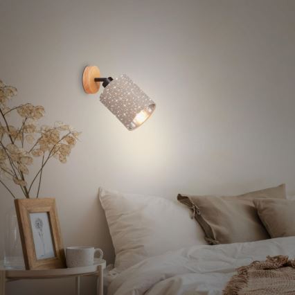 Briloner 2078-011 - Zidno reflektorsko svetlo SPOTLIGHT 1xE27/25W/230V bež