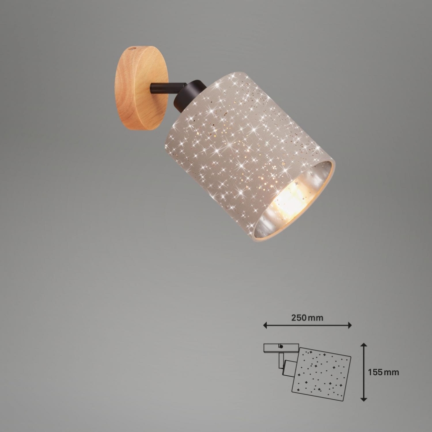 Briloner 2078-011 - Zidno reflektorsko svetlo SPOTLIGHT 1xE27/25W/230V bež