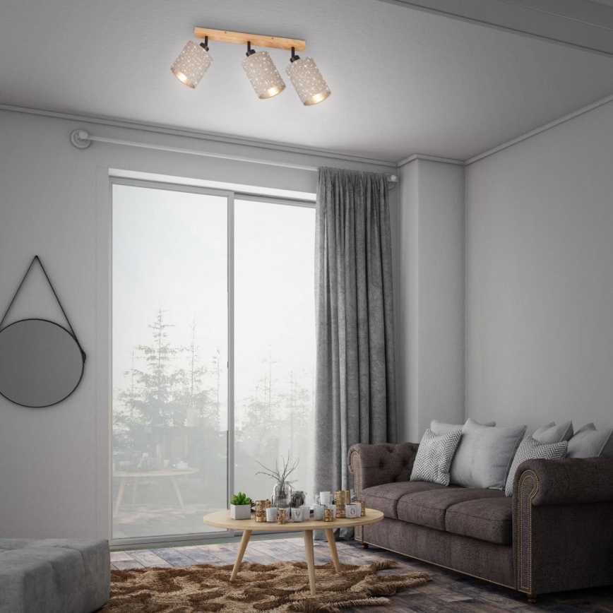 Briloner 2078-031 - Reflektorsko svetlo SPOTLIGHT 3xE27/25W/230V, bež