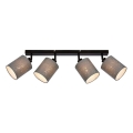 Briloner 2078-044 - Spot svetlo 4xE27/25W/230V siva/crna